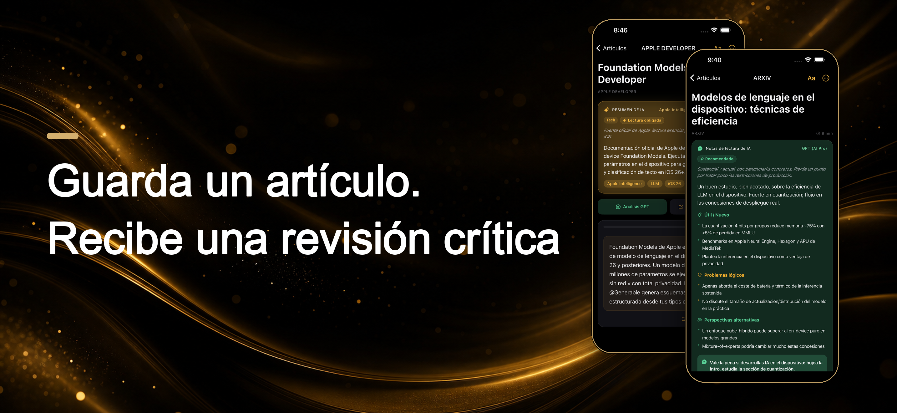 Razón de la degradación