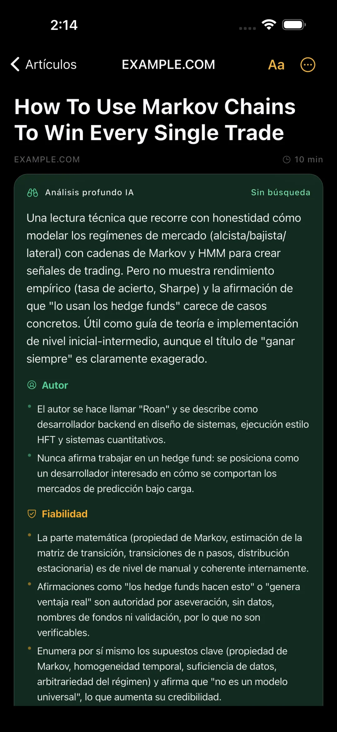 Sensacionalismo y exageración, degradados