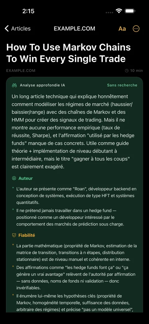 Sensationnel et exagération rétrogradés